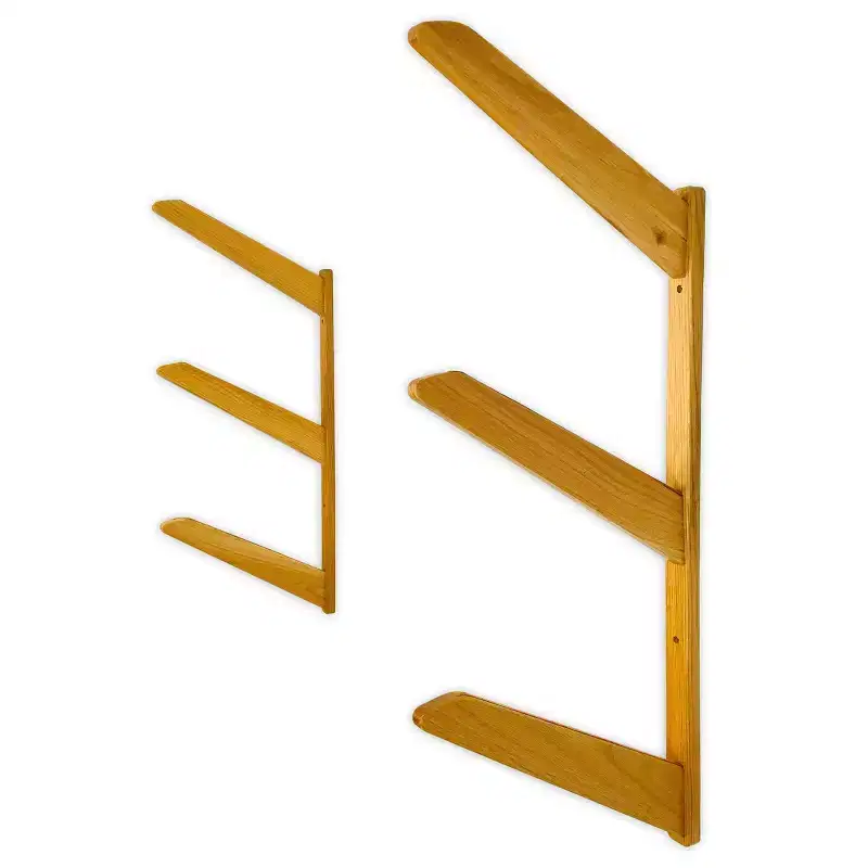 StoreYourBoard TidyTimber Wakeboard Storage Wood Rack | Holds 3 Wakeboards