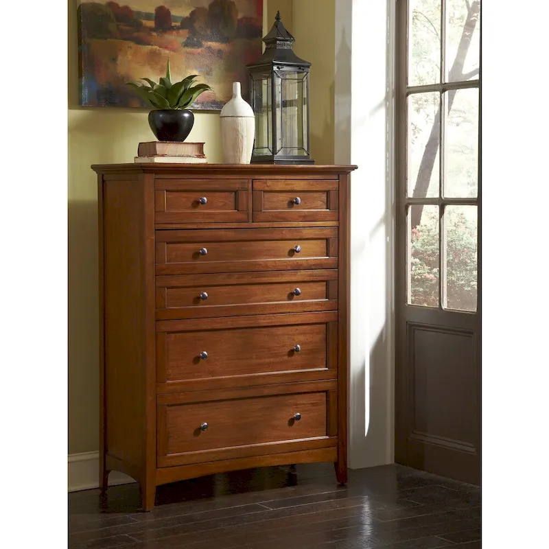 Solid Wood 6-drawer Chest