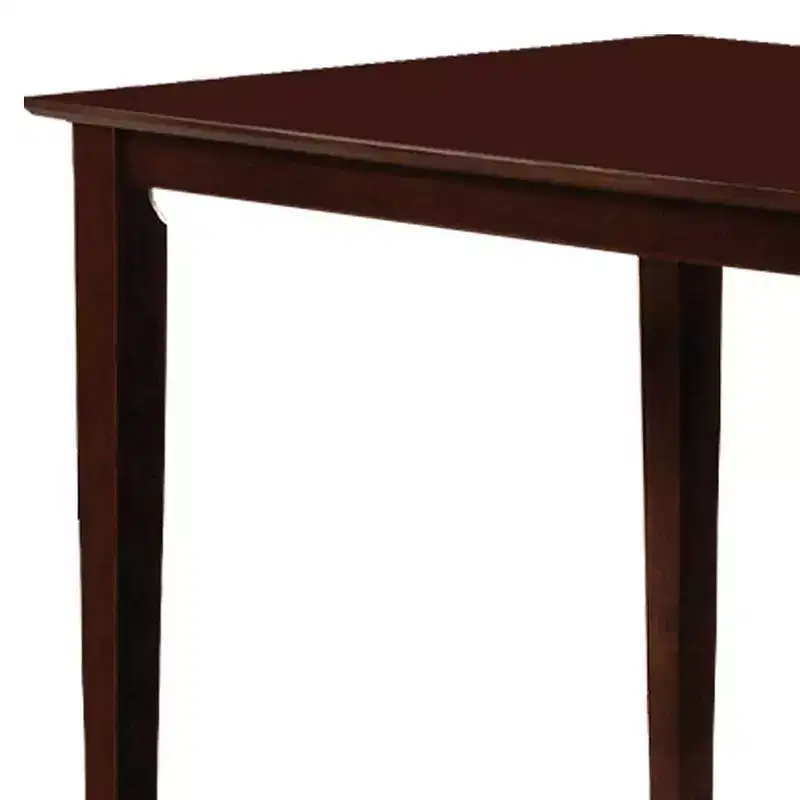 Samuel 47 Dining Tables Espresso and Microfiber - Acme Furniture
