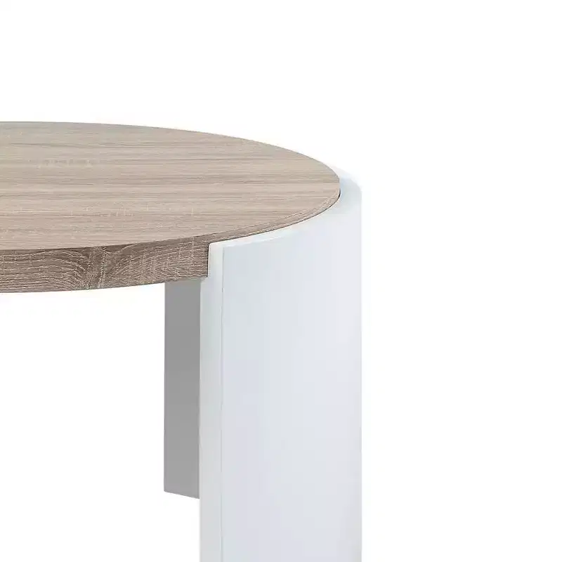 Acme Furniture Zoma Coffee Table White/Oak Finish