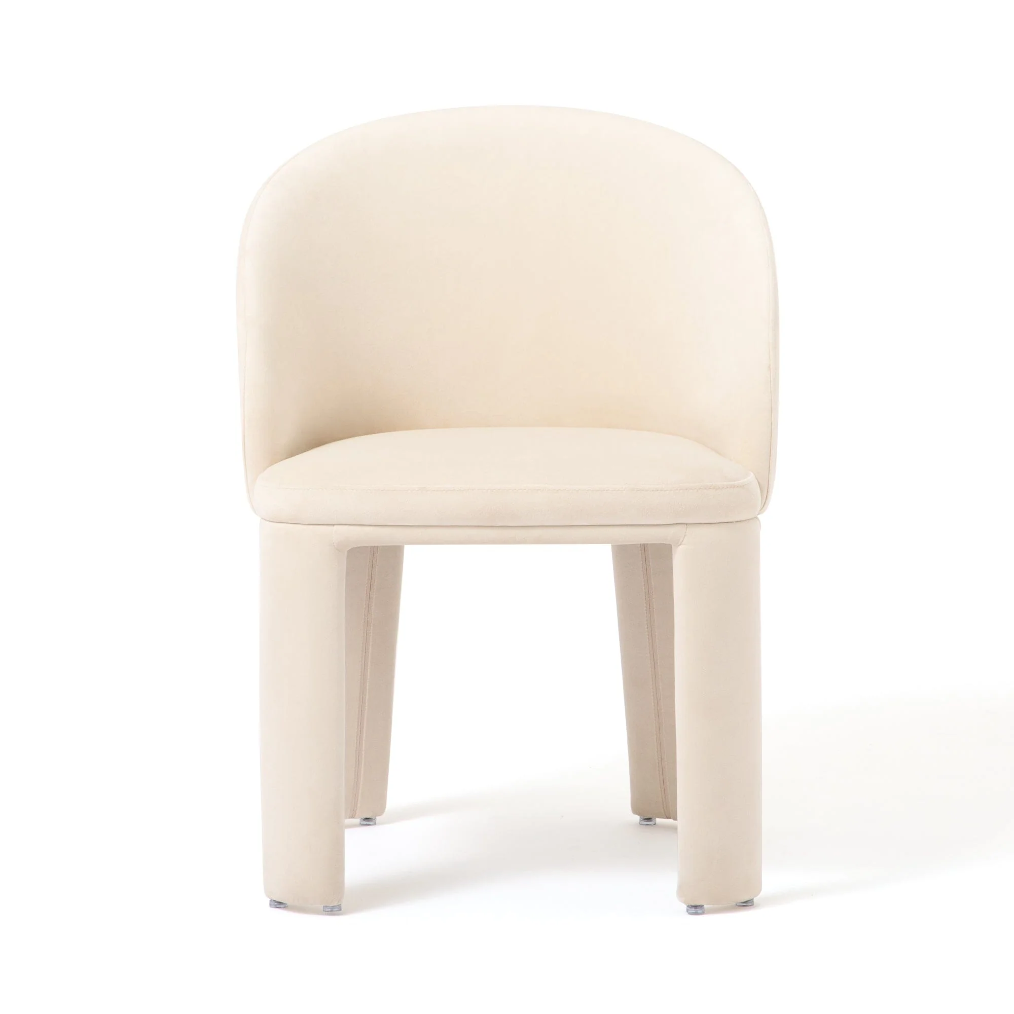 Ivory Upholstered Accent Chair