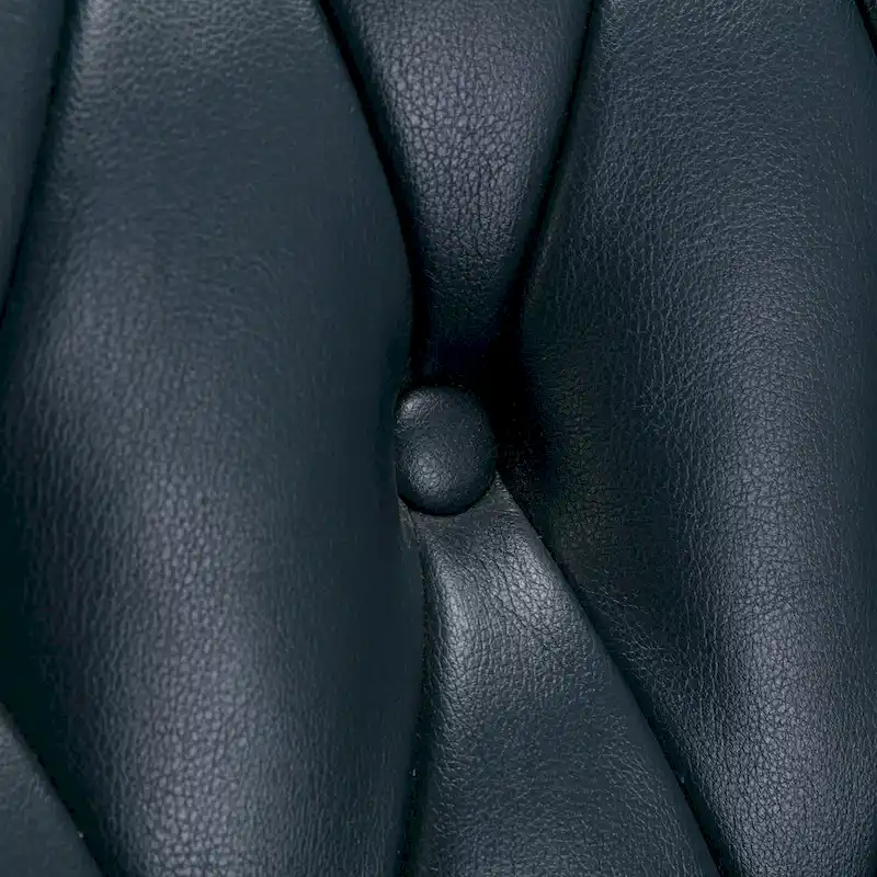 Cleveland Tufted Faux Leather Swivel Chair by Greyson Living