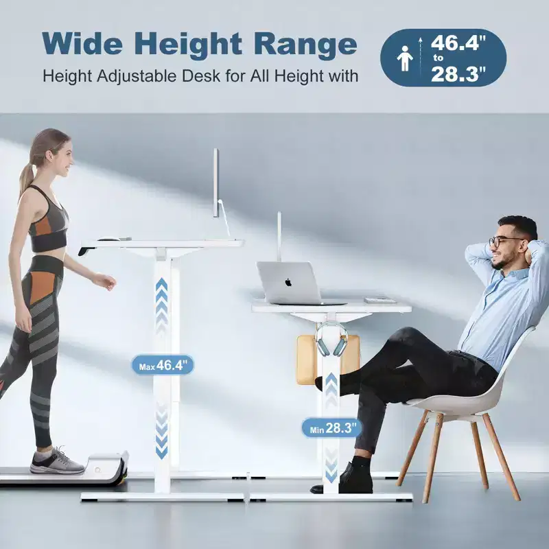 Sweetcrispy 55 Wide Height Adjustable Standing Desk