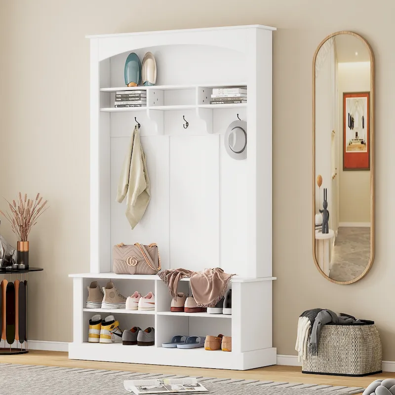 47.2 Wide Hall Tree with Storage