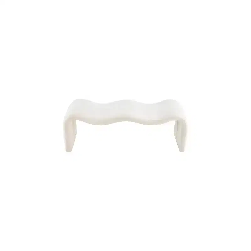 Meridian Furniture,Willow Chenille Fabric Bench