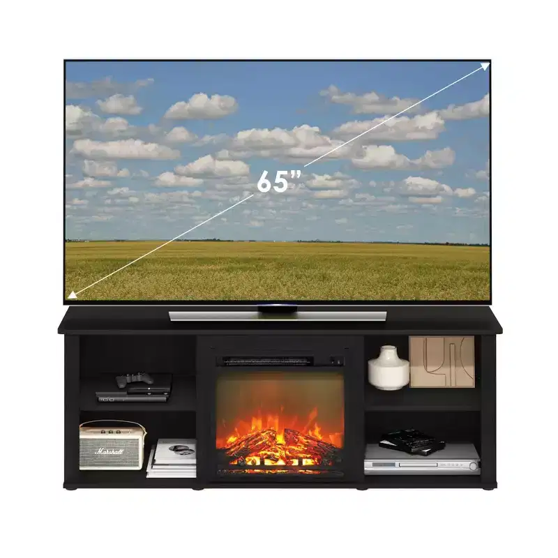 Classic Fireplace TV Stand with 18
