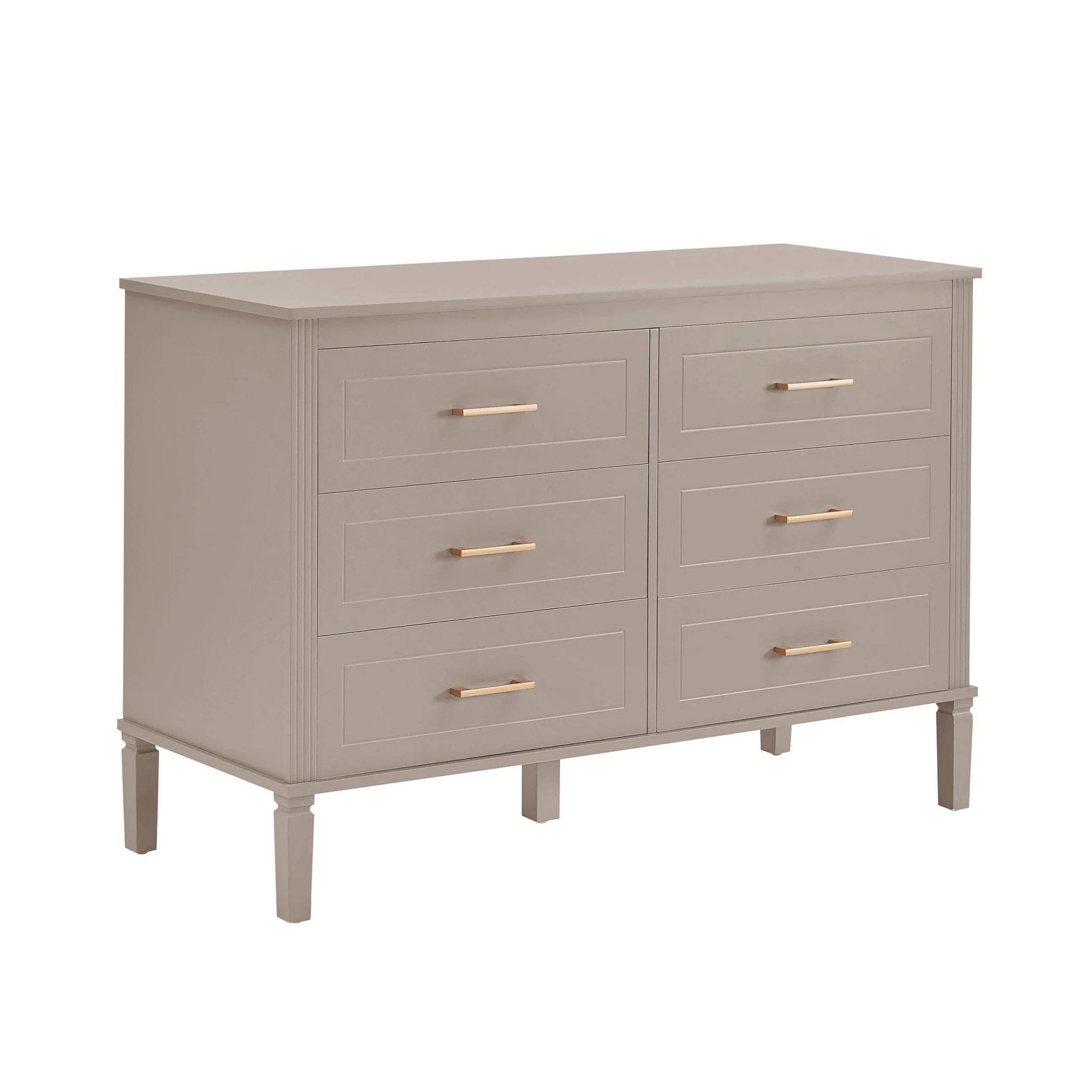 6 Drawer Chest - Taupe