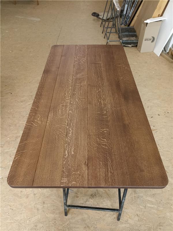 Dining Table in Chocolate Oak - Crafted from solid oak - the 's tabletop showcases the natural beauty and durability of premium wood - The surface is