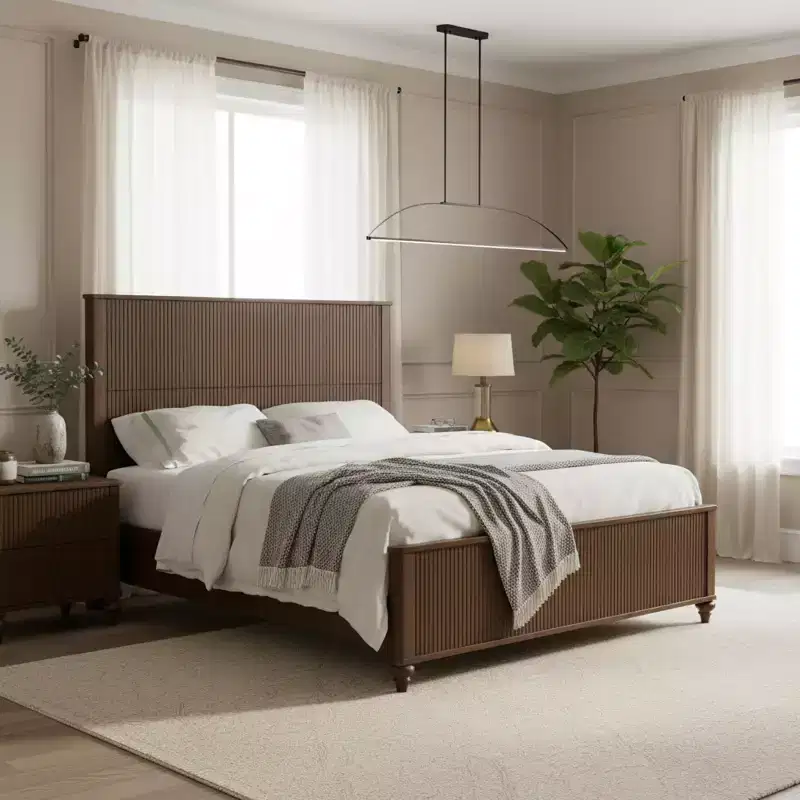 Christopher Knight Home Renata Modern Wooden Bed Frame with Headboard and Footboard