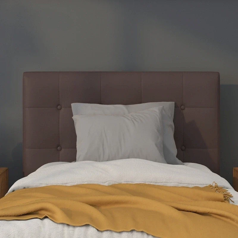 Button Tufted Upholstered Headboard