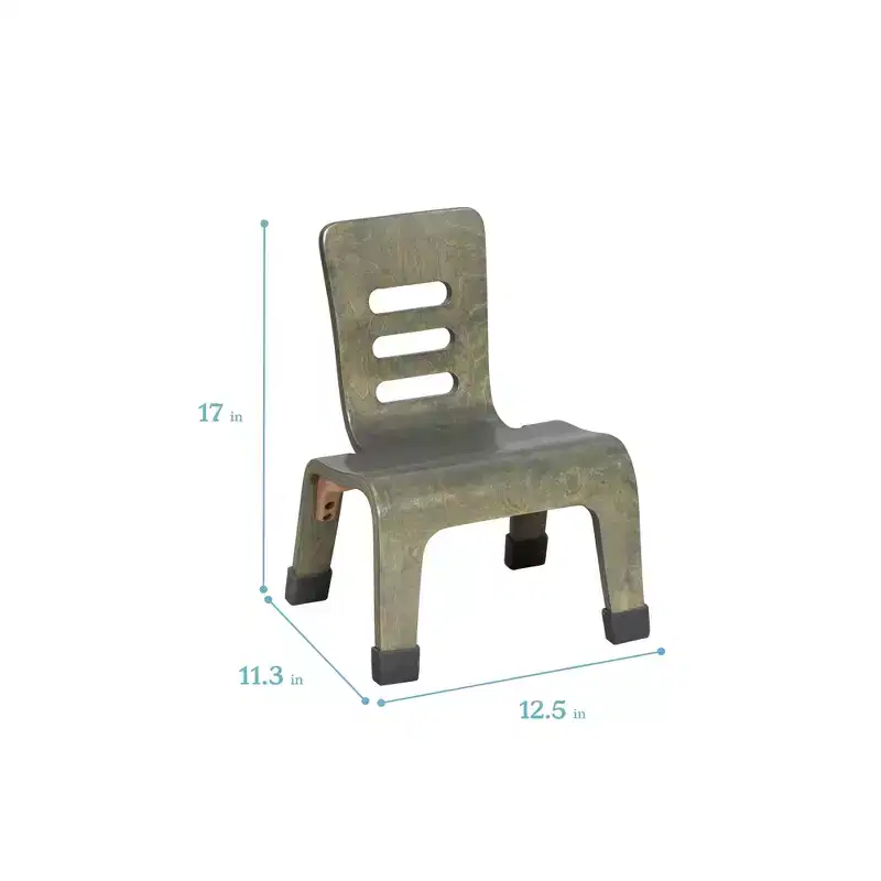 Stackable Bentwood Chair, 8in Seat Height, Montessori Furniture, 2