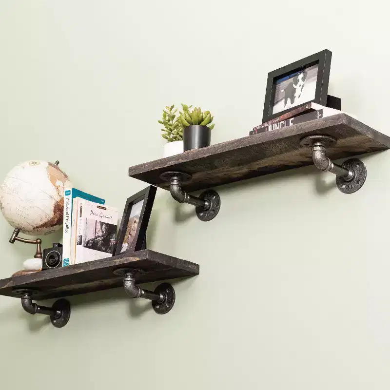 24 in. Shelves with L-Shaped Brackets by
