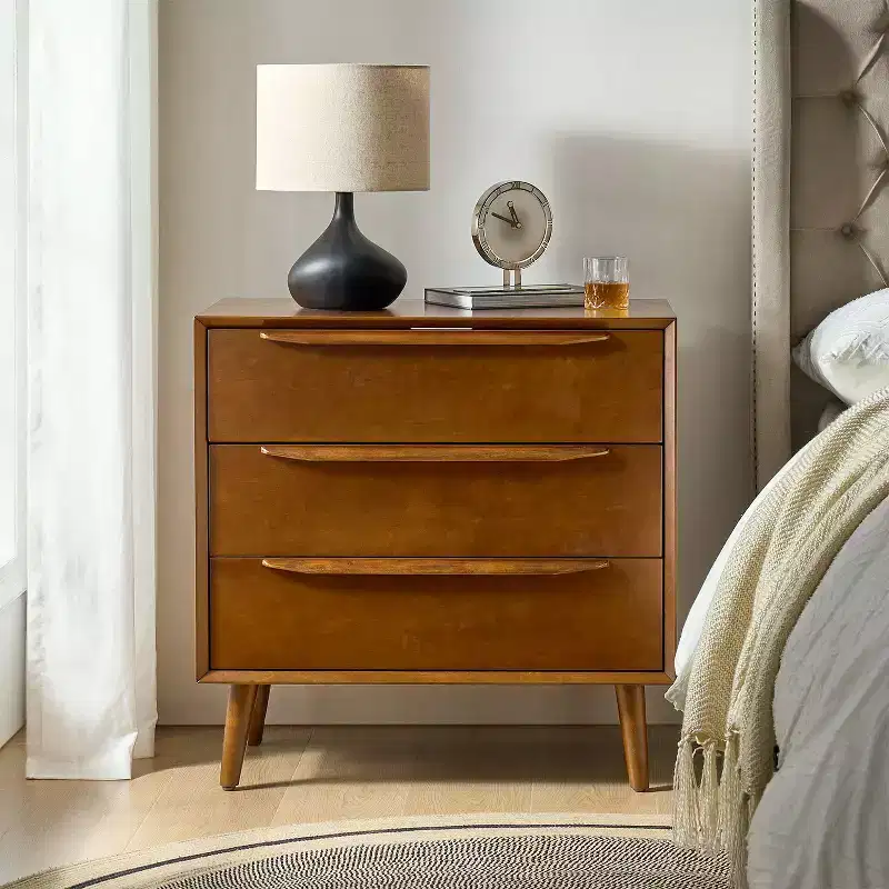 3-Drawer Accent Chest, Black