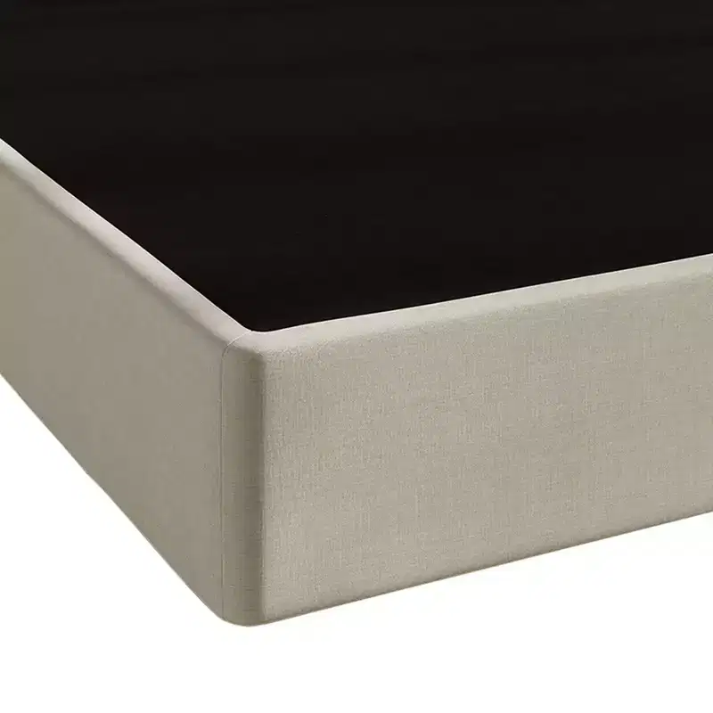 Gray & Beige Metal Box Spring – 8