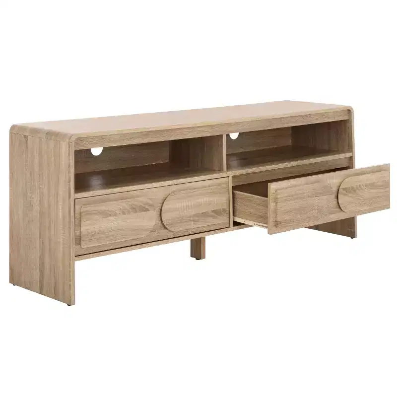 Arsenio 2 Drawer 2 Shelf Media Stand - MED3100 - Safavieh