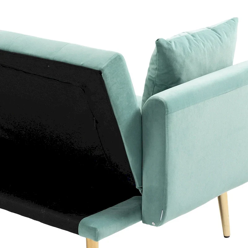 Modular Accent Sofa with Metal Feet - 30.31 x 30.71 x 65.36