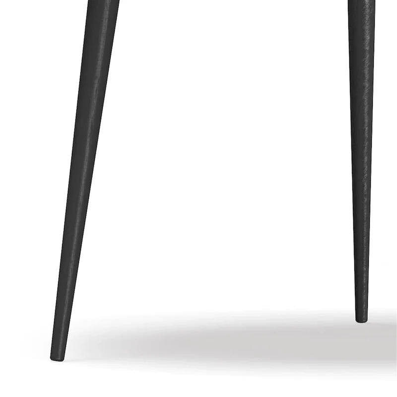 WYNDENHALL Joellla Modern Industrial Coffee Table in Cognac - 30 d x 30 w x 16 h