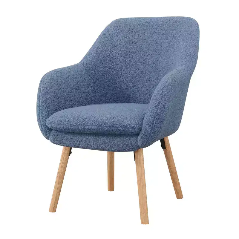 Breighton Home Take a Seat Charlotte Wingback Faux Shearling Accent Armchair