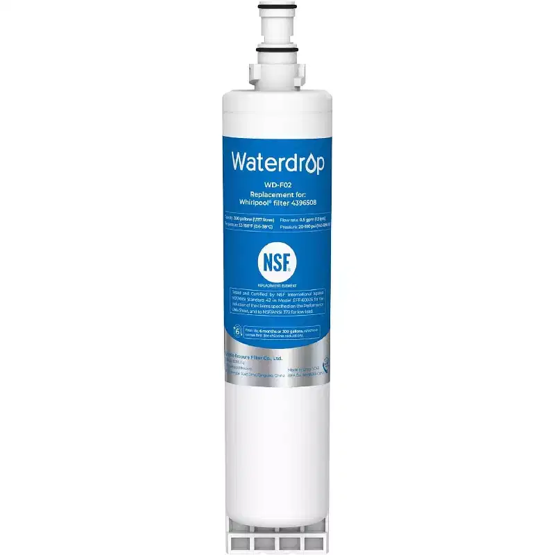 Waterdrop 4396508 Refrigerator Water Filter Replacement for Everydrop Filter 5, EDR5RXD1, Whirlpool WF-NLC240V, 4396510, NLC240V(1 Pack)