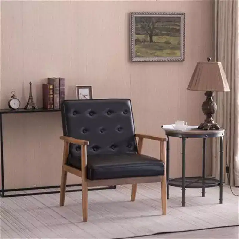 Karl Home Solid Wood Accent Chair