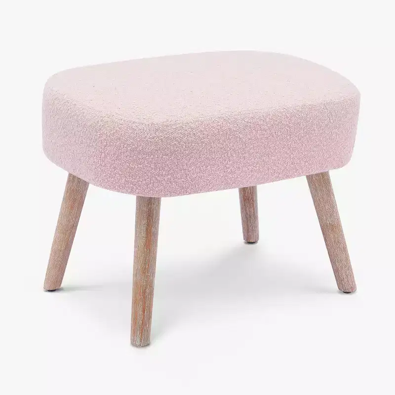 21 Wide Square Upholstered Cushion Ottoman Foot Stool