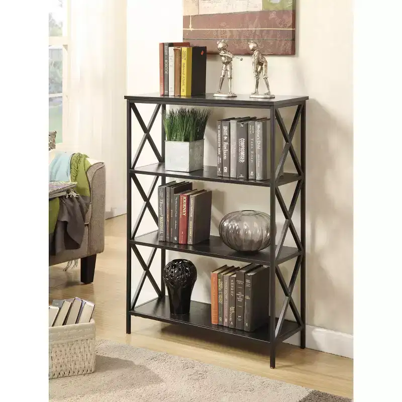 HomeStock Tucson 4 Tier Bookcase