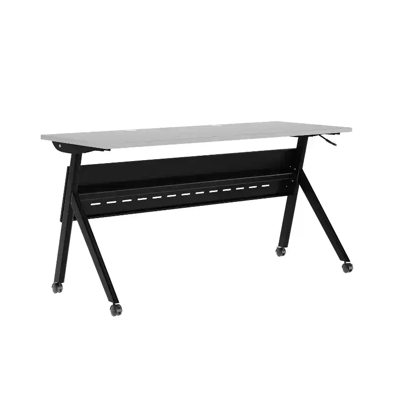 Commercial Grade Heavy-Duty Nesting Flip Training Table with Y-Legs and Modesty Panel