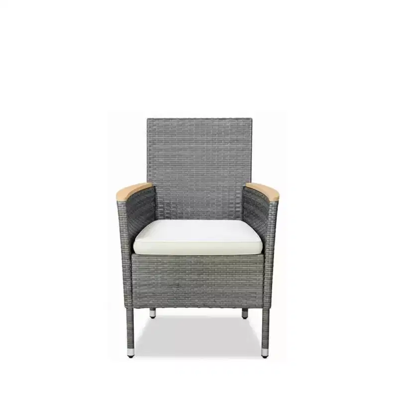 4-Piece All-Weather Rattan Patio Dining Chair
