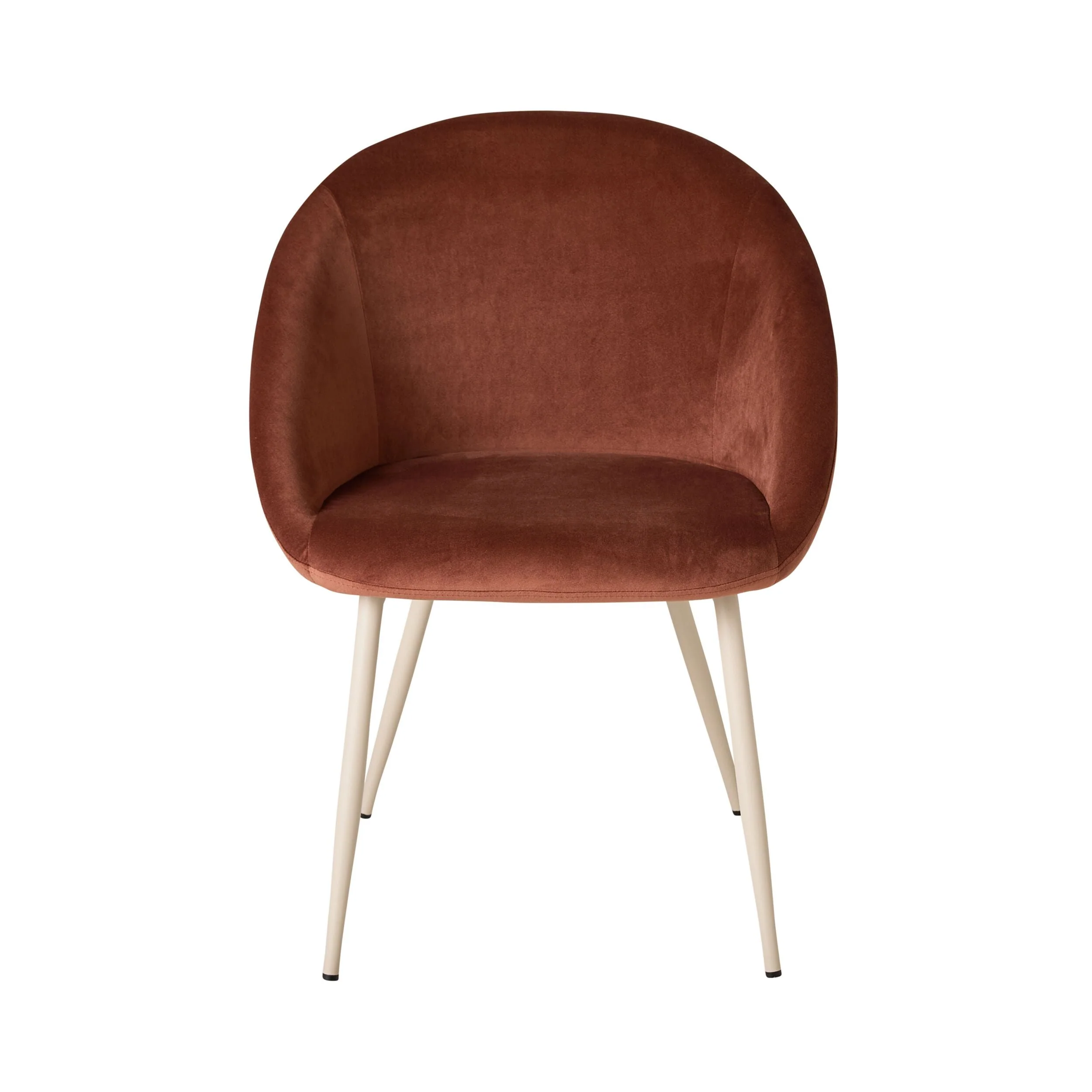 Aubrey Velvet Dining Chair Toffee