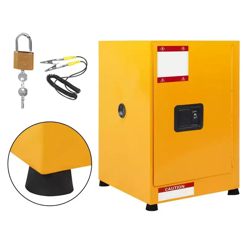 Galvanized Steel Flammable Liquids Safety Cabinet, Fireproof & Leakproof