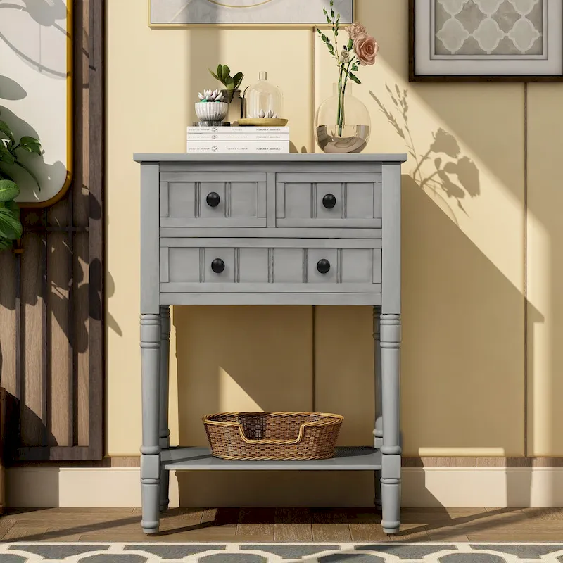 Narrow Console Table Slim Sofa Table