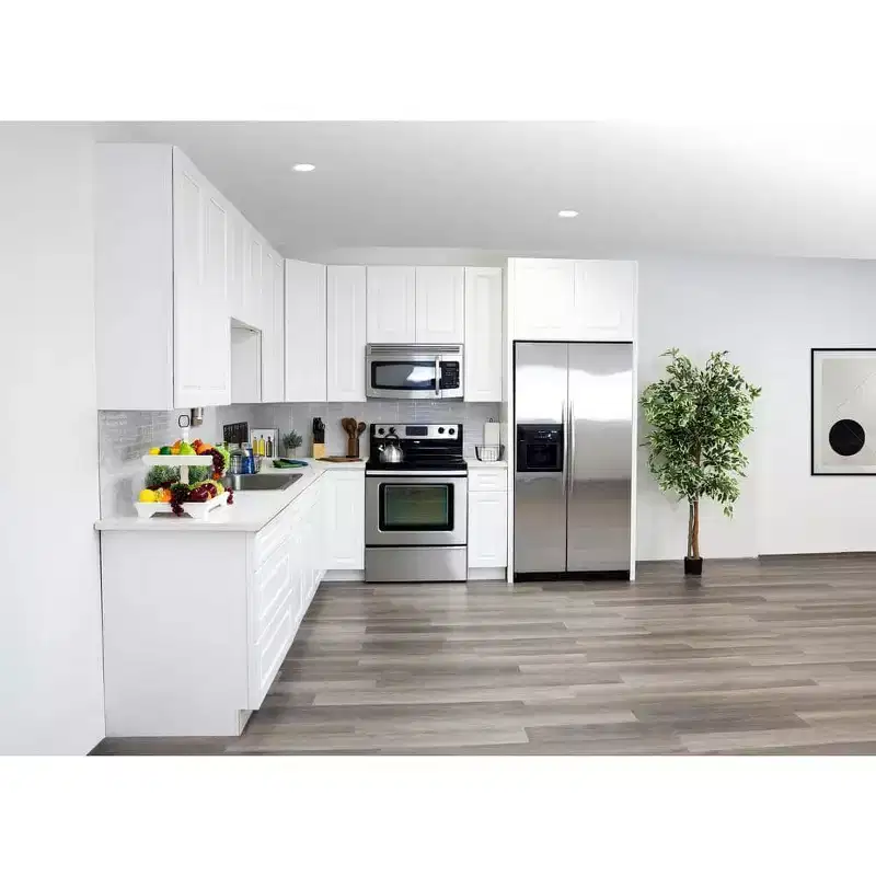 CASAINC 30 in. W x 24 in. D x 34.5 in. H Base Kitchen Cabinet with Drawer and Soft-Close Hinges  Plywood RTA Cabinet