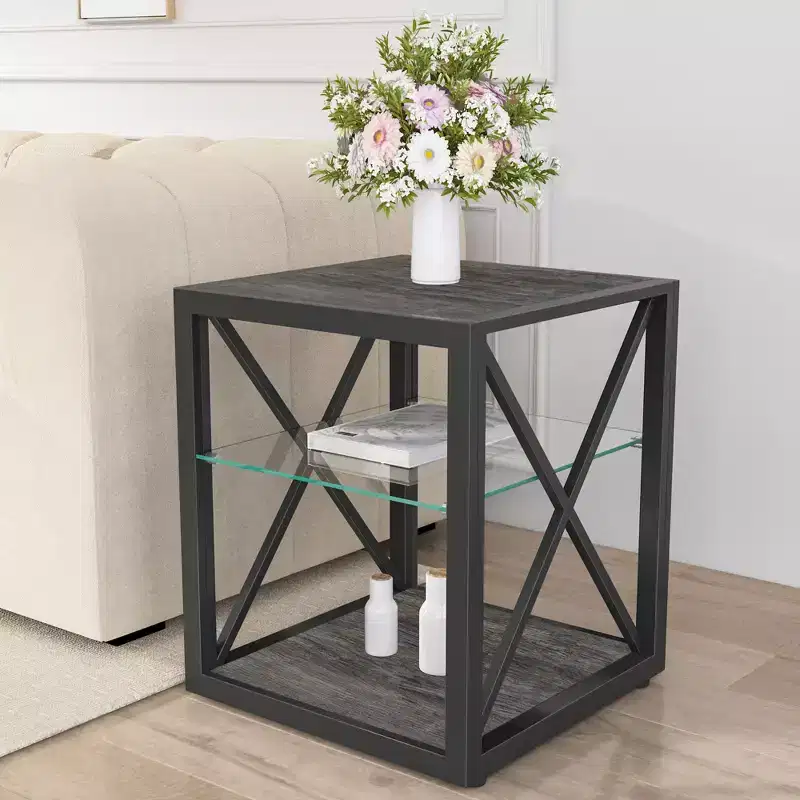 MAYEERTY 3-Piece Industrial Dining Table Set for 2, Kitchen Table and Chairs, Dining Room Sets for Small Spaces