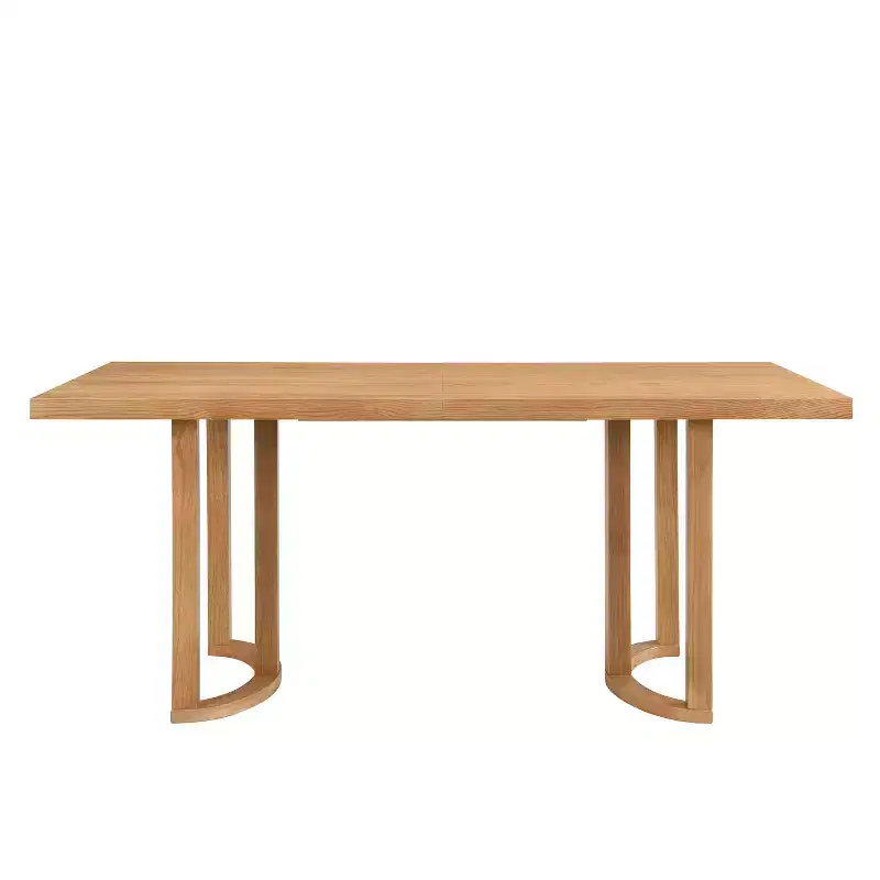 Christopher Knight Home Evat 69 Rubberwood Modern 6-Seater Rectangle Dining Table