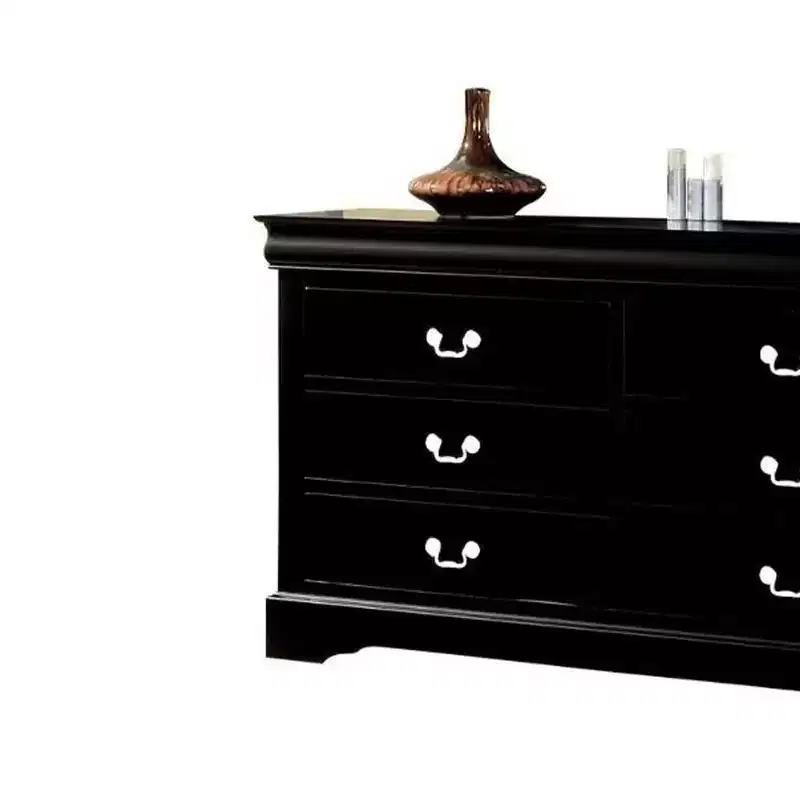 60" Louis Philippe III Dresser Black