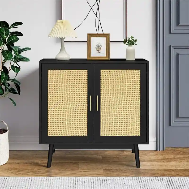 Sideboard Buffet Cabinet - 15.75D x 31.5W x 31.5H