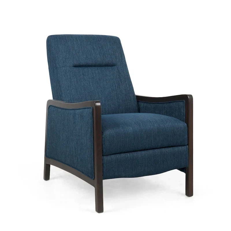 Contemporary Upholstered Pushback Recliner