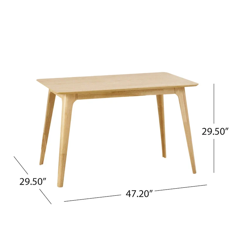 Idalia Fabric and Rubberwood 5-piece Wood Rectangular Dining Set by Christopher Knight Home