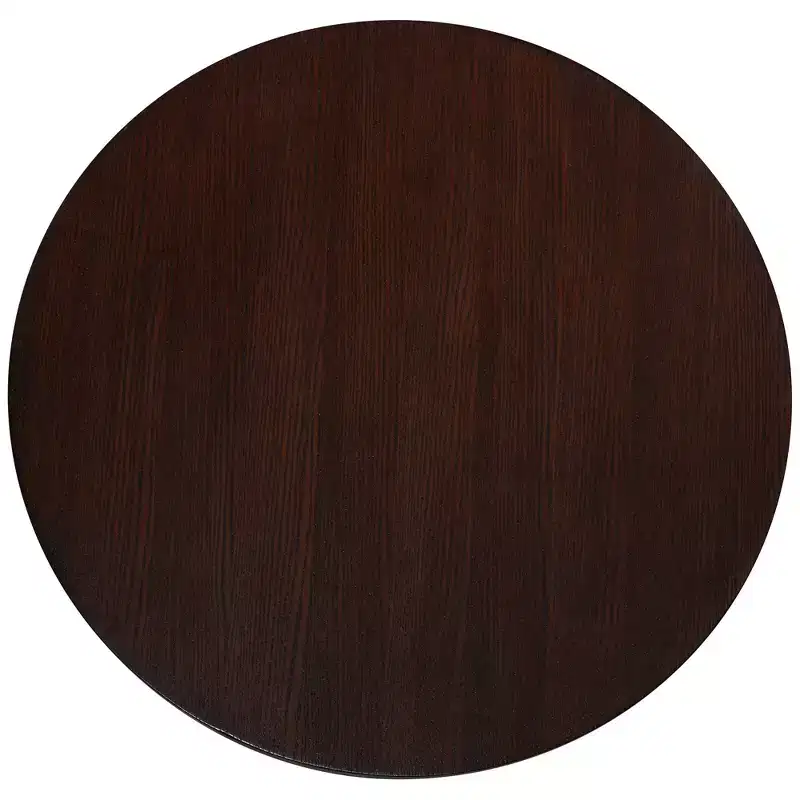 55 Downing Street Glenn 30 Wide Oak Veneer Pedestal Table