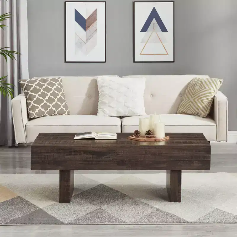 Roundhill Furniture Athens Modern Accent Coffee Table