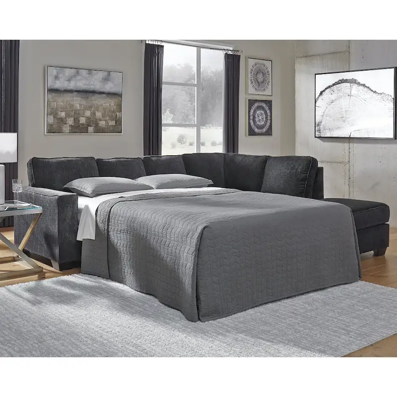 Signature Design by Ashley Altari 2-Piece Sleeper Sectional with Chaise - 110W x 90D x 37H