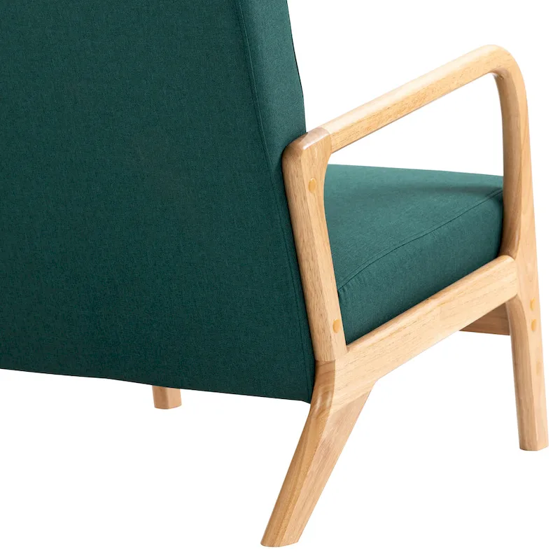 Upholstered Arm Chair with Cution Modern Side Accent Chairs - 25.8W x 28.7H x 32.3D