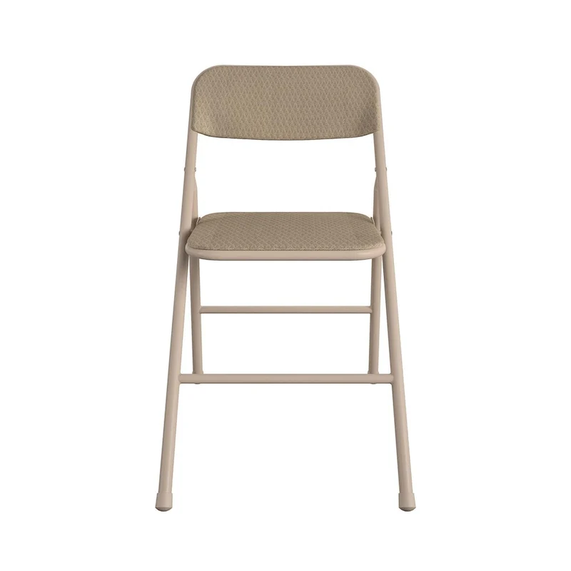 COSCO 5-Piece Folding Vinyl Table and Fabric Chair Set - 5 piece