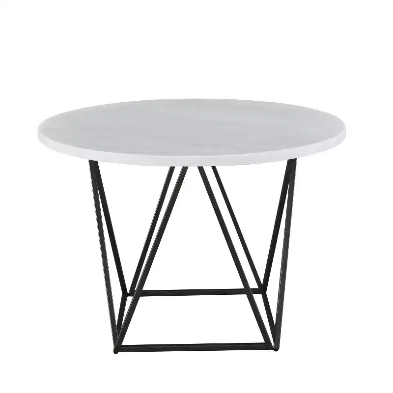 Ramona Round Dining Table White - Steve Silver Co.