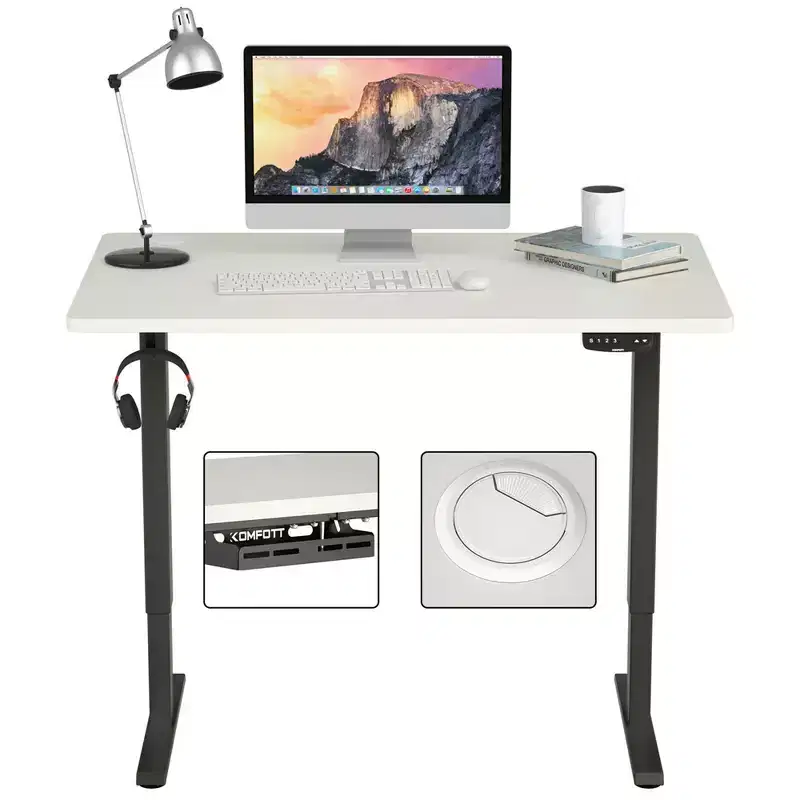Costway Electric Standing Desk Sit to Stand Height Adjustable Dual Motor