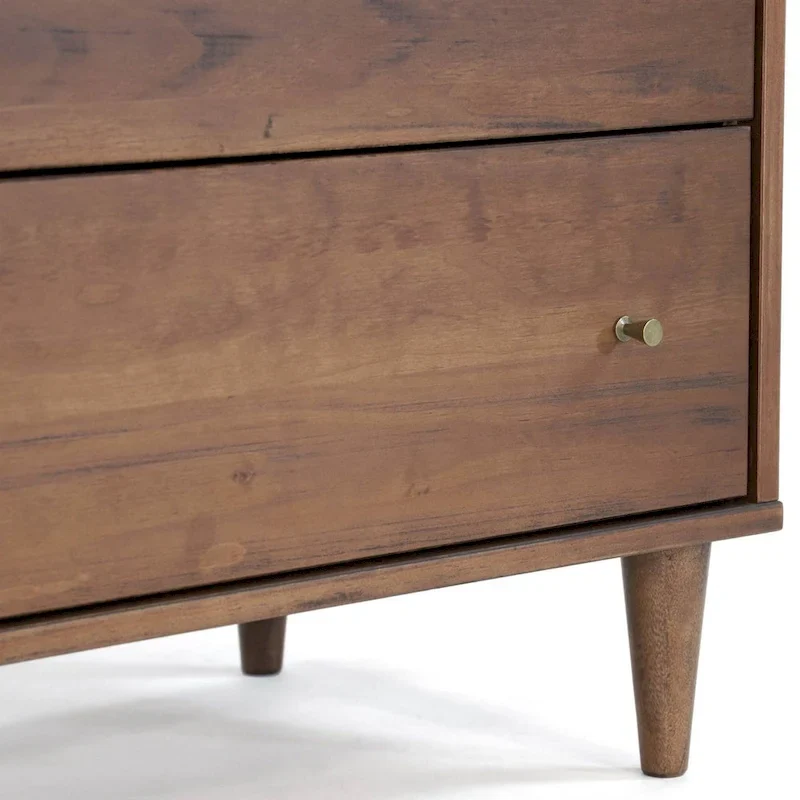 Grain Wood Furniture Mid Century 6-Drawer Dresser