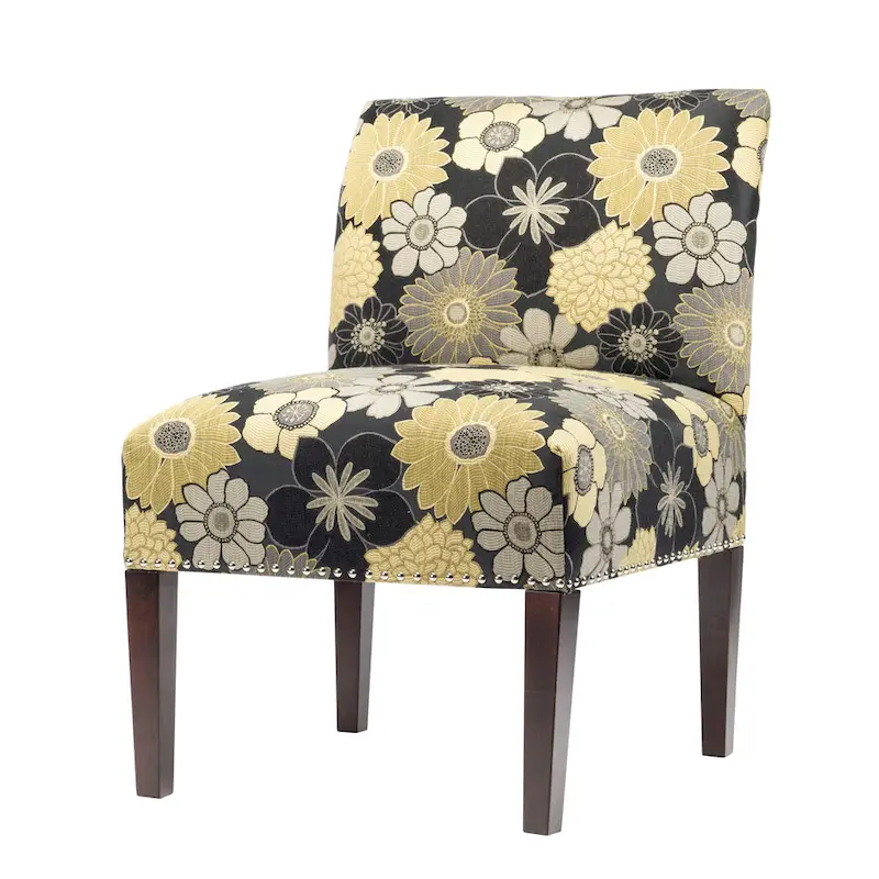 Samantha Upholstered Living Room Slipper Chair