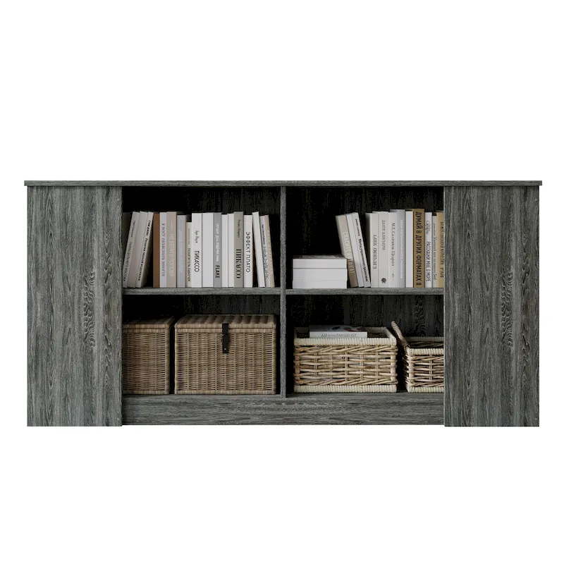 CraftPorch Simple Clean-Lines Wooden Sideboard