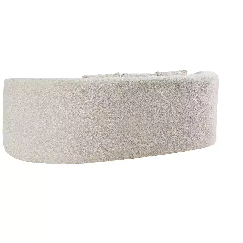 Christopher Knight Home Grazia 90'' Modern Curved Boucle Upholstered 3-Seater Sofa