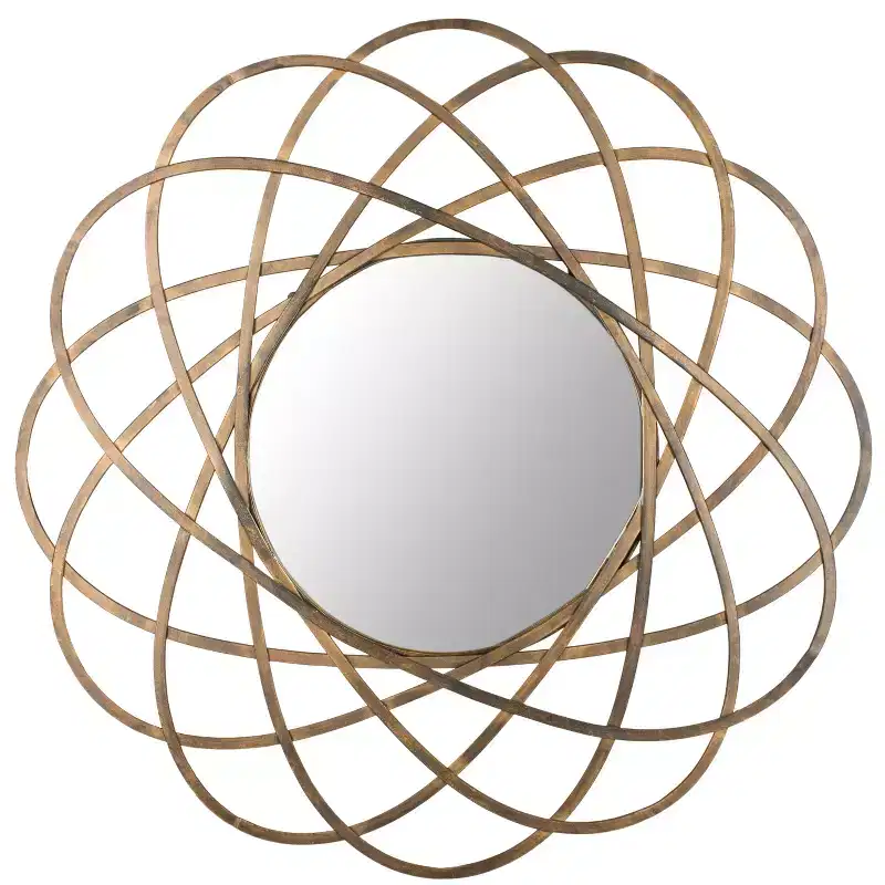 Galaxy Round Mirror - 32 x 32 - MIR4005 - Gold - Safavieh